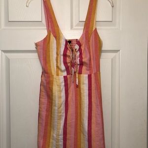NEW WITH TAGS, Forever 21 Pink, Striped Dress